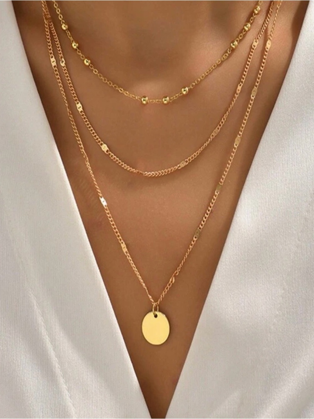 Gold necklace